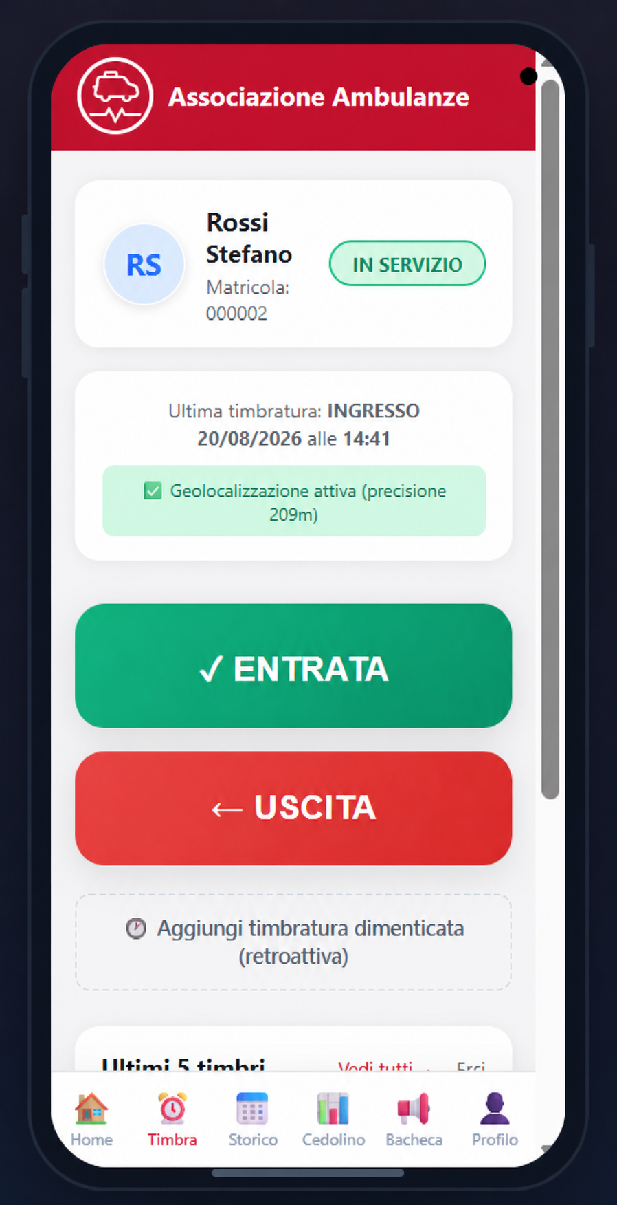 App mobile, comunicazioni
