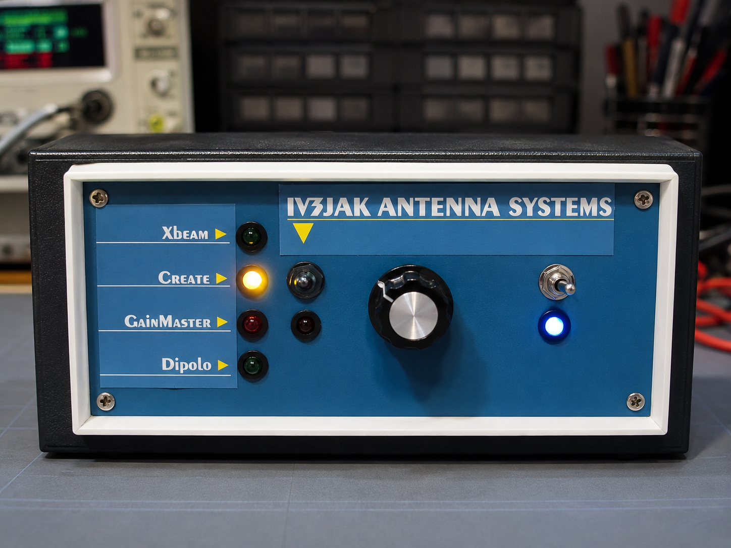 Scheda di interfaccia elettronica progettata da IV3JAK per rotore e commutatore antenna